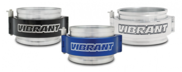 Vibrant HD Clamping System Assembly for 4 in OD Tubing - Anodized Black